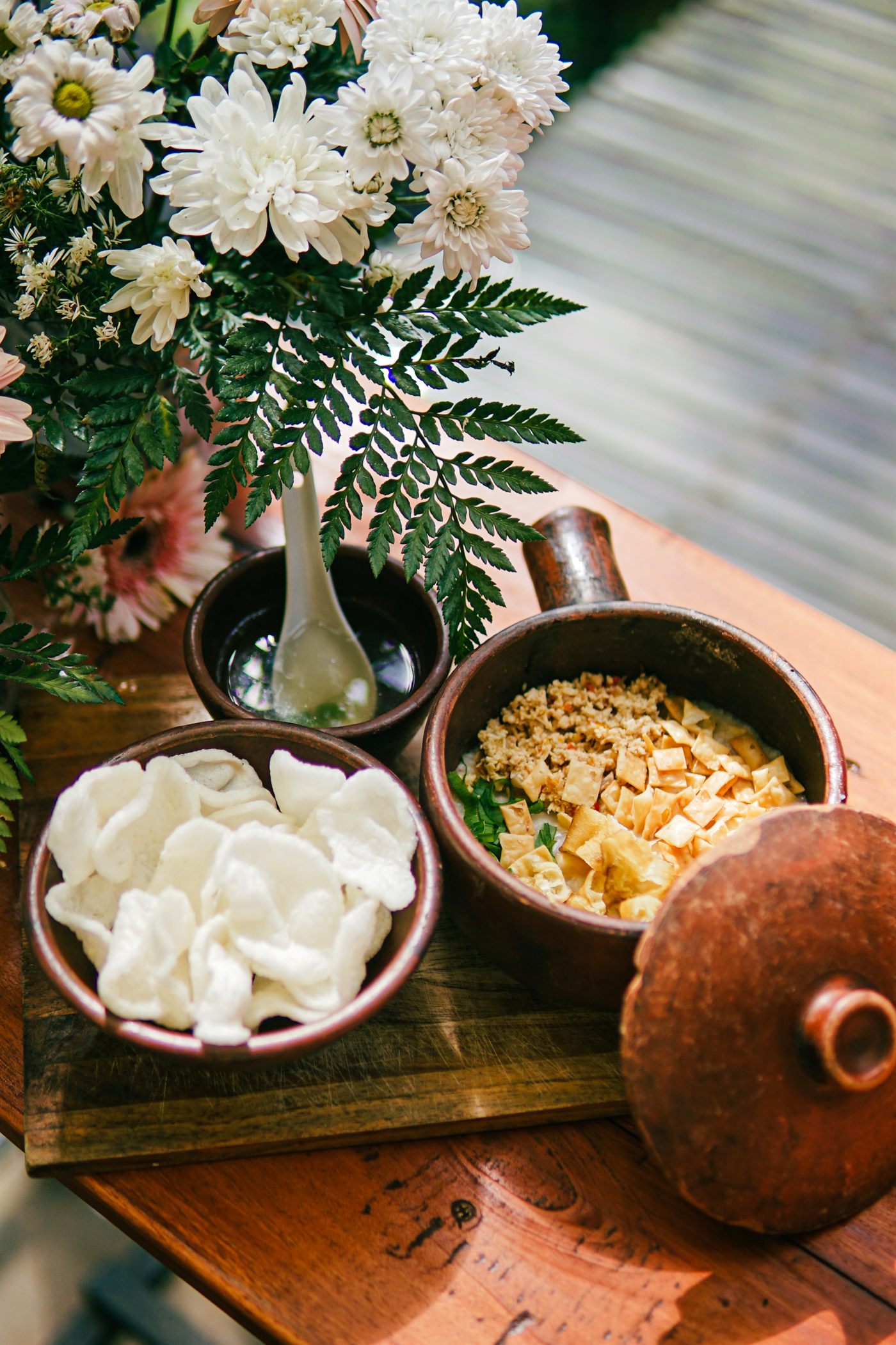 Bubur Ayam Bakar Claypot